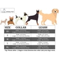 thumbnail image 3 of ARING PET Dog Collar and Leash, Velvet Dog Collar and Leash Set, Soft & Comfy, Adjustable Collars for Dogs, 3 of 8
