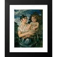 thumbnail image 2 of Philipp Otto Runge 11x14 Black Modern Framed Museum Art Print Titled - Pauline Runge with Her Two-Year-Old-Son (1807), 2 of 5