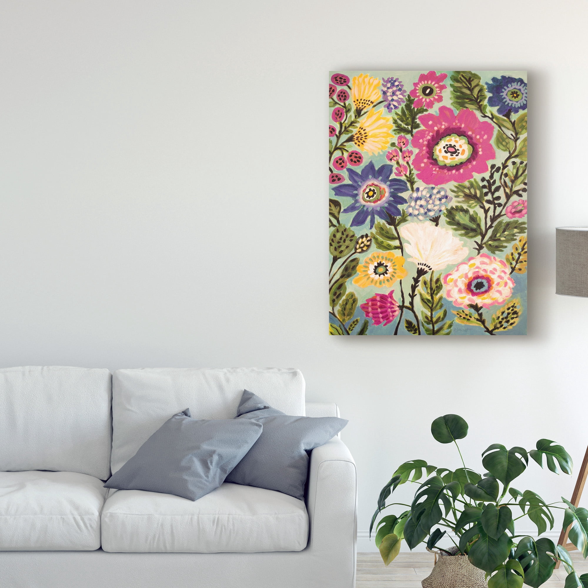 Trademark Fine Art 'Garden Of Whimsy IV' Canvas Art by Karen Fields