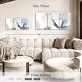 thumbnail image 4 of Elephant Stock Wave Break Ii Wall Art - Horizontal Multi Panel Canvas - Living Room Wall Decor - Abstract Multi Panel - White And Blue Decor By Jennifer Goldberger - 38" x 18", 4 of 8