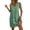 04# Green, variant on Dress for Women Ihhxva Loose Fit Checkered Shift with Pockets V-Neck Casual Summer Flowy A-Line Cotton Short Sleeve Tunic Top S-3XL