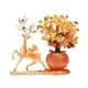 thumbnail image 1 of Árbol de la fortuna de caqui y citrino Ruyi, decoración de mesa for enfriador de vino de sala de estar, 1 of 7