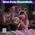 thumbnail image 4 of Ayieyill 206pcs Glow in the Dark Party Supplies for Kids Adults, Neon Light Up Christmas Party Favors with Glow Sticks, 4 of 7