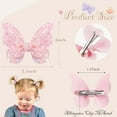 thumbnail image 3 of 40PCS Glitter Butterfly Hair Clips Sparkle Small Cute Hair Barrettes Hair Accessories for Baby Girls Toddler Infant Kid In Pairs, 3 of 8