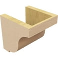 thumbnail image 5 of 7"W x 7"D x 7"H Wide Van Buren Rough Cedar Woodgrain TimberThane Corbel, Primed Tan, 5 of 6