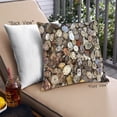 thumbnail image 1 of Ahgly Company Time Outdoor Throw Pillow, 18 inch by 18 inch, 1 of 6