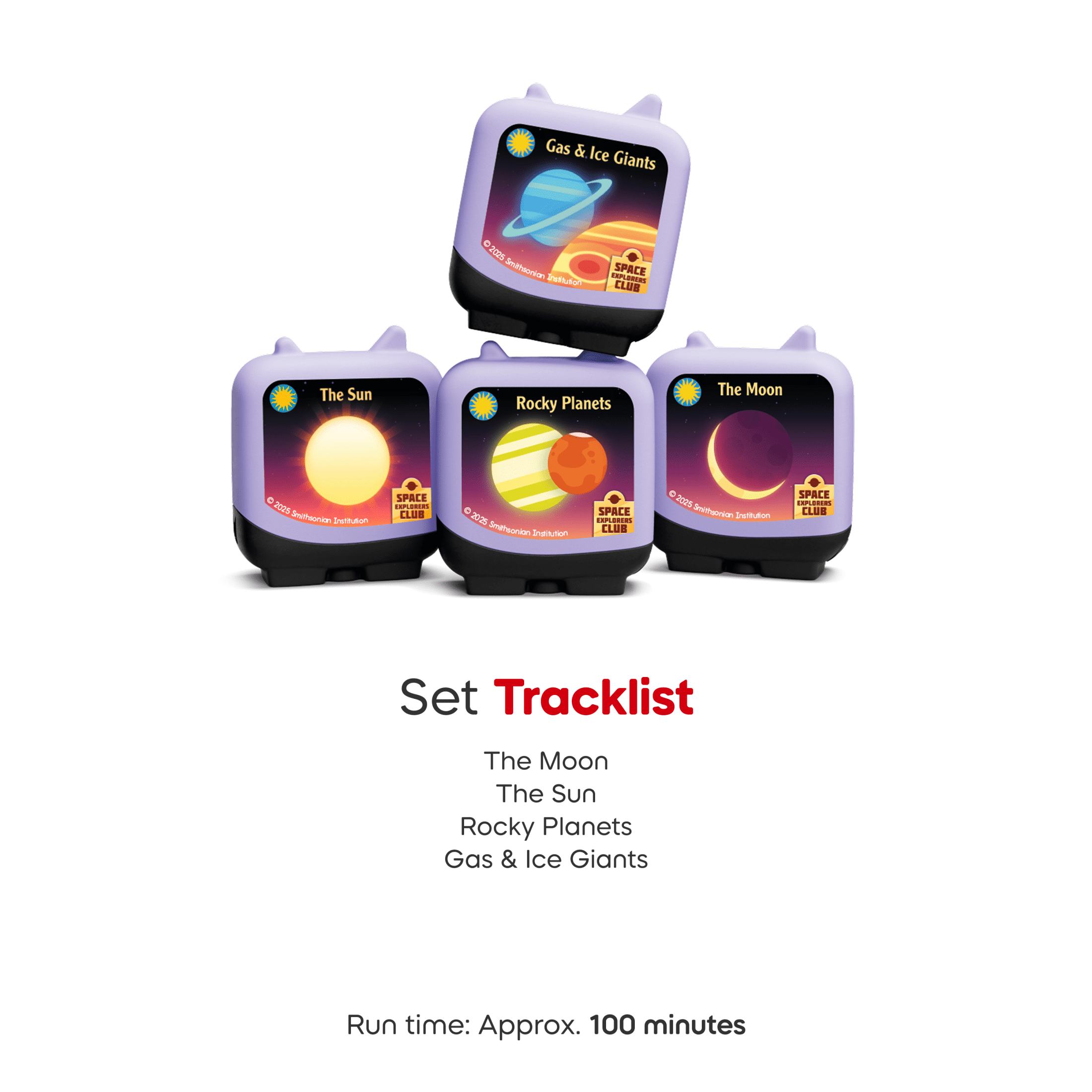 tonies Space Explorers Club Clever Set, 4 Pack, Age Group 5+