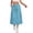 28c# Blue, variant on Cargo Skirt for Women High Waisted Drawstring Quick Dry Maxi Skirt Trendy Back Slit A Line Long Skirts Summer Skirts Complexion XL
