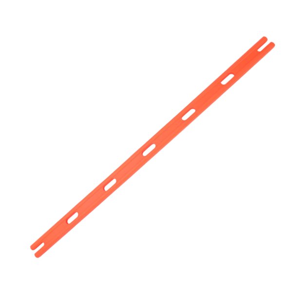 Barra de agilidad para fútbol, accesorio para actividades deportivas, resistente y versátil, 80 cm. Naranja