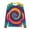 Multicolor#01, variant on Summer Unisex Kids Multicolor Tie-Dye Graphic Tee Round Neck Long Sleeve Stretchy Trendy Top Casual Travel Home Party 3-14Y