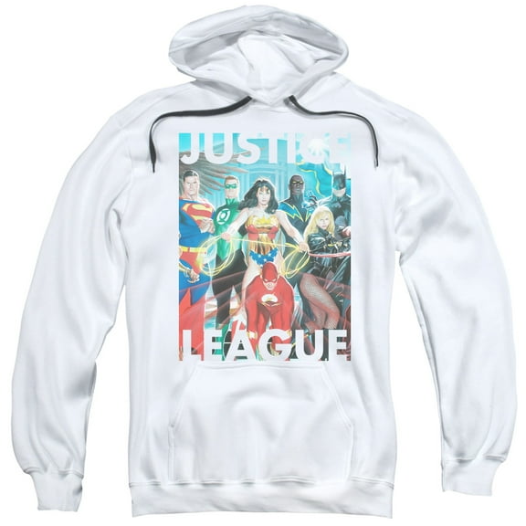 Jla - Hall Of Justice - Pull-Over Hoodie - XXX-Large