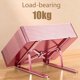 thumbnail image 5 of Soporte plegable regulado para portátil Elevador ajustable de aleación de aluminio - Ergonomía 10 de altura 360° triángulos de rotación - Portátil antideslizante ventilado Plateado negro rosado, 5 of 6