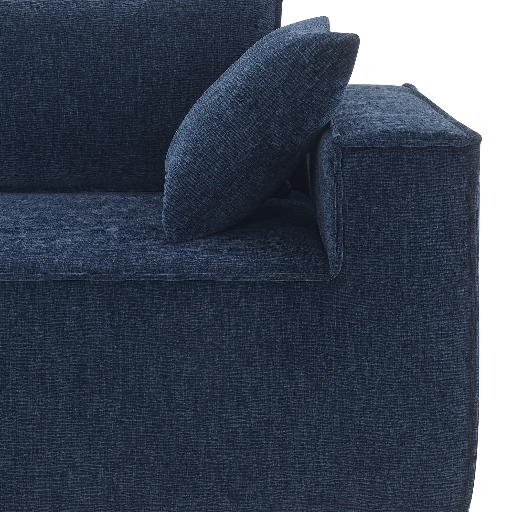 MAYEERTY 111.5x72" Minimalist Modular Sectional Sofa - Wrinkle-Resistant Chenille L-Shaped Couch, 2PC Free Combination No Assembly, 3 Colors