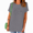 Grey, variant on Women's Astronomy Lover Outfit Night Sky Constellation Star Planet Graphic Short Sleeve Crewneck white Tops