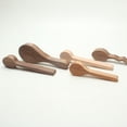 thumbnail image 4 of EeaseCA 1 Pc Creative Ordinary Spoon Semi-finished Products Good Elm Walnut Handmade DIY Wood Spoon(Elm Long Handle 1), 4 of 7
