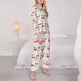 thumbnail image 3 of Naloa Retro bows Pajamas for Women Set, Womens Pajama Sets, Lounge Sets for Women, 2pjs for Women-Small, 3 of 7