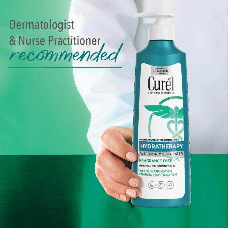 Curél Hydra Therapy Wet Skin Moisturizer Body Lotion, with Ceramide Complex, Dry Skin, 12 oz Curél Hydra Therapy Wet Skin Moisturizer Body Lotion, with Ceramide Complex, Dry Skin, 12 oz