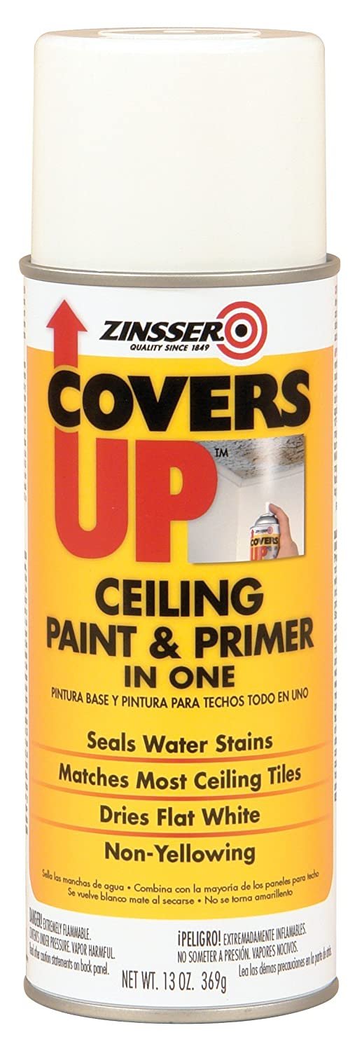 ZINSSER 3688 White Zinsser Covers up Ceiling Paint and Primer in 1, 13