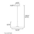 thumbnail image 5 of E34001-AB-ET2 Lighting-Berliner - 8W 1 LED Pendant-6.75 Inches Tall and 13.75 Inches Wide-Antique Brass Finish    -Traditional Installation, 5 of 5