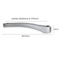 thumbnail image 3 of 170mm Crank Arm Mountain Bike Left Side Diamond Hole Crankset Handle Part Replacement Black, 3 of 4