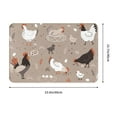 thumbnail image 3 of Daiia Design Name Door Mat Outdoor Indoor Hello Doormat, 16x24 Inch,Entry Rug Non-Slip Washable Indoor Door Mat, Small Oriental Accent Throw Rug For Bedroom Kitchen Entryway Bathroom, 3 of 9