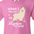 thumbnail image 4 of Inktastic Nonna's You Say Alpaca My Bags Youth T-Shirt, 4 of 5