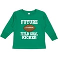 thumbnail image 3 of Inktastic Football Future Field Goal Kicker Boys Long Sleeve Toddler T-Shirt, 3 of 5