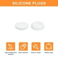 thumbnail image 4 of Uxcell 16pack Silicone Plugs, Rubber Round Snap in Locking Hole Plugs Waterproof Hole Plug for 25-27mm Hole, White, 4 of 6