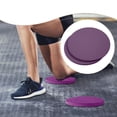 thumbnail image 6 of Dualoai 2 Pieces Yoga Kneeling Pads 7x0.4inch Anti Slip Accessories Exercise Cushion Purple, 6 of 9