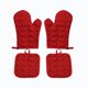 thumbnail image 2 of Manoplas y Agarraderas de Algodón con Estampado de Corazones para Horno: Guantes de Cocina Resistentes Al Calor para Hornear, Cocinar y Asar a La Parrilla., 2 of 7