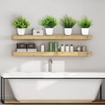 thumbnail image 4 of Small Fake Plant Flowerpot Artificial Plastic Eucalyptus Plant Wheat Grass Shrub Plant Indoor Desk Coffee Table Bathroom Bedroom Home Decoration (4), 4 of 7