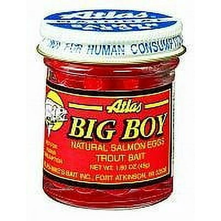 Atlas Mike s Big Boy Salmon Eggs Red 1.6 oz