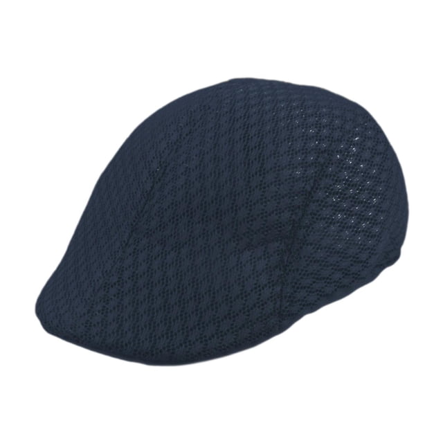 Gorra plana de malla transpirable para hombre, ideal para pescar en verano, para personas de mediana edad y mayores. Armada