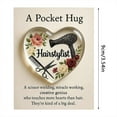 thumbnail image 2 of ZJNGJC A Heartfelt Pocket Hug of Appreciation for Hairstylists and Hairdressers Thoughtful Encouragement Idea to Show Gratitude and Support in Their Craft B, 2 of 4