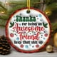 thumbnail image 1 of onlyliua ¡ Liquidación de Ofertas de Hoy! Colgante de Acrílico Navideño Textura Cóncava y Redondo, 1 of 5