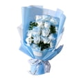 thumbnail image 3 of Bouquet de rosa artificial Jabón Pétalos de flores decoración del hogar, jabón de baño con jabón floral preservado, floral para boda para hija para, 3 of 8