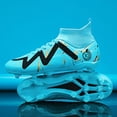 thumbnail image 3 of OnyxTrek Soccer Cleats for Unisex, Turf Soccer Shoes Youth AG/TF Training Cleats | Blue AG, 8.5 Men, 3 of 6