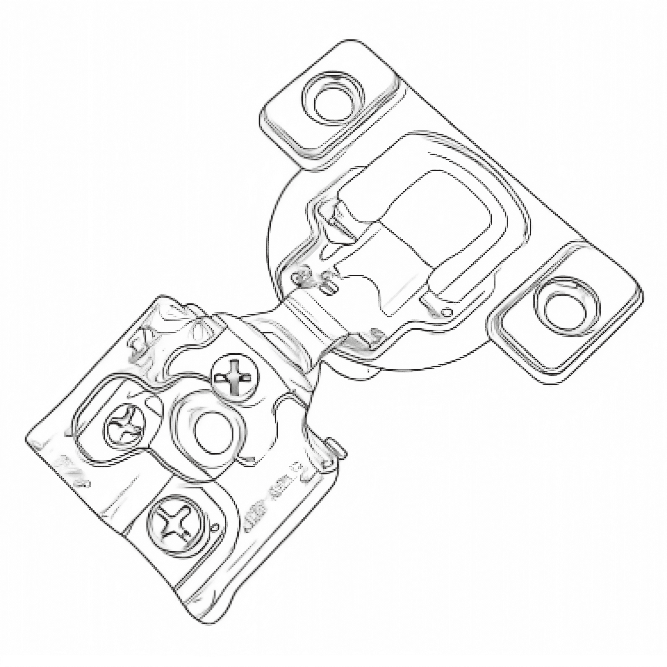 Hyper Tough 1/2 inch Overlay Soft Close Hinges, Satin Nickel, 60Pack