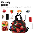 thumbnail image 5 of Herdesigns Fresh Strawberries Insulated Lunch Bag for Women Men Adults Large Reusable Lunch Box Leakproof Portable Cooler Tote Bags with Adjustable Shoulder Strap, 5 of 5