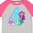 thumbnail image 4 of Inktastic Fourth Birthday Mermaid Girls Toddler T-Shirt, 4 of 5