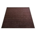 thumbnail image 5 of Rugsotic Carpets Hand Knotted Wool Area Rug 10'x10' Brown Contemporary Square Indoor Rug for Living Room, Bedroom Antimicrobial L00105, 5 of 5
