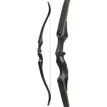 JUNXING F171A 60" Archery Takedown Recurve Hunting Bow, Right Hand, Draw Weight 25-65 lbs at 28"