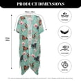 thumbnail image 6 of Xoenoiee Horse Rose Daisy Flower Pattern Women Kimonos 2026 Swim Cover Up Summer Bikini Beach Coverup Boho Sheer Kimono Cardigan for Beach Vacation, 6 of 7