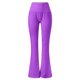 thumbnail image 2 of Pantalones con forro polar Gibobby Pantalones casuales completos de longitud para mujer Pantalones acampanados de cintura alta Morado S, 2 of 5