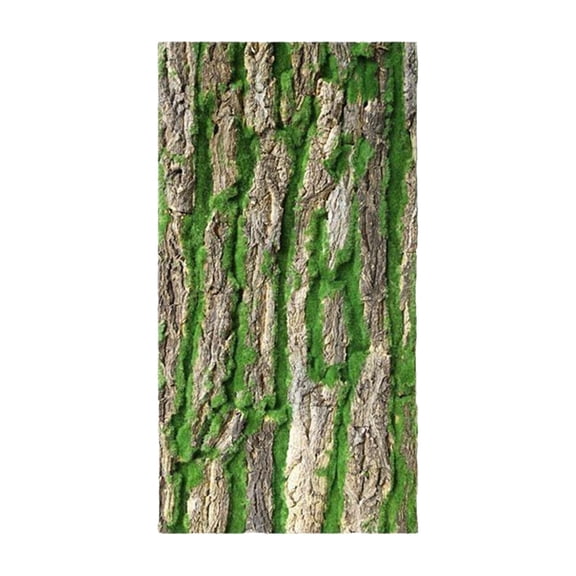 Reptile Cork Terrarium Background Decor 19.7*11.8 Inch, Habitat Fitting Bark Backdrop Wall Artificial Moss for Home Decor