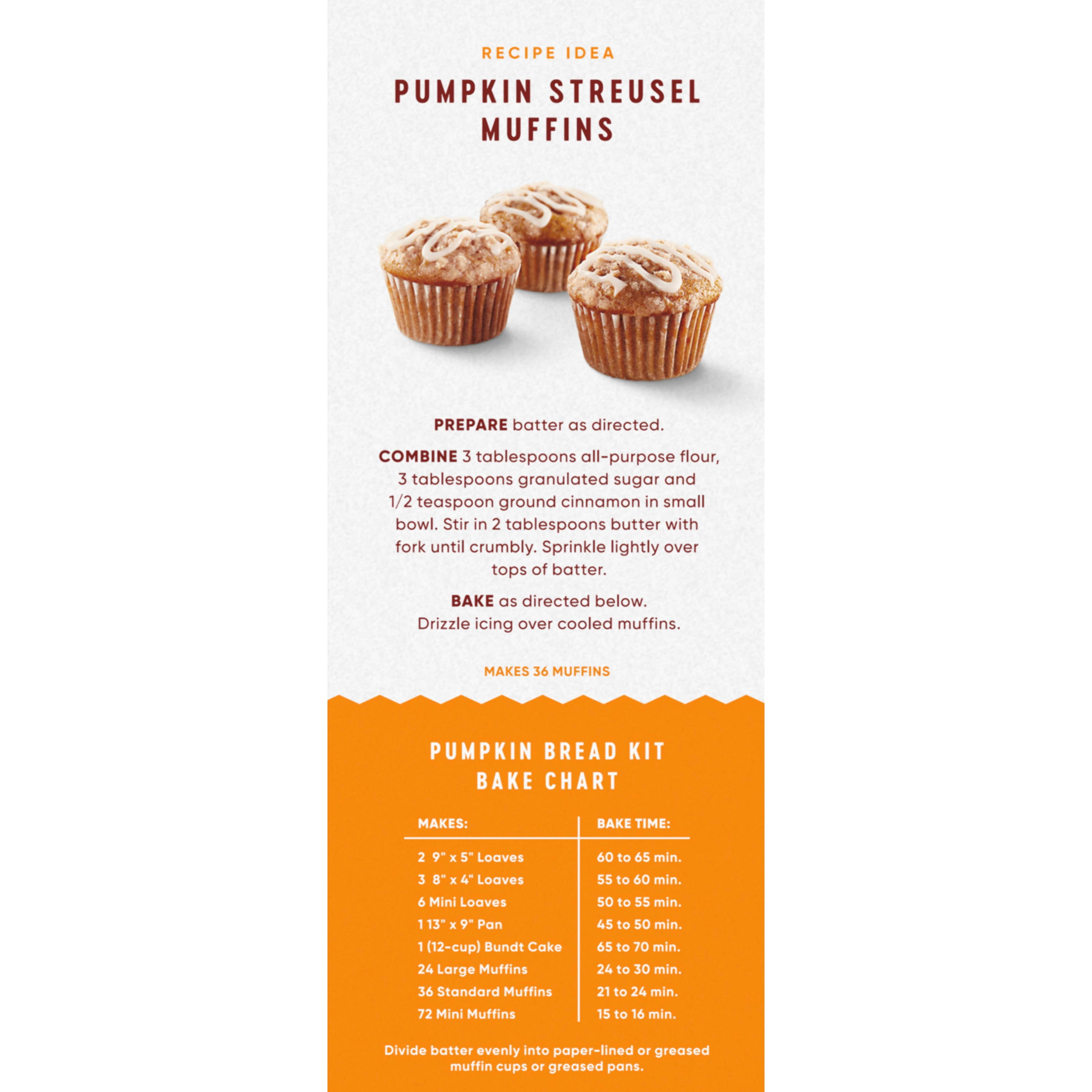 Libby's Classic Pumpkin Bread Kit with Icing, 56 oz