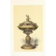 thumbnail image 2 of John Charles Robinson 17x24 Black Ornate Framed Double Matted Museum Art Print Titled: Tazza, with Cover, in Silver Set with Jewels (1858), 2 of 5