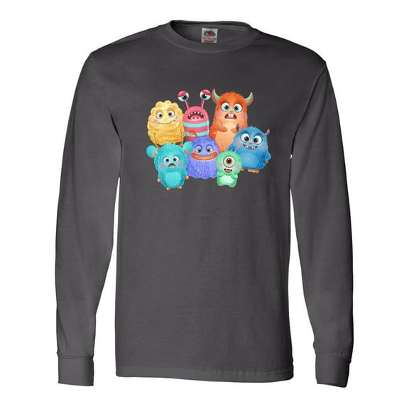 Inktastic Halloween Monsters Long Sleeve T-Shirt
