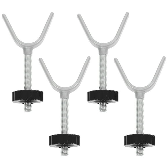Stairway Yshaped Bolt for Indoor Fence Guardrail Parts with Nuts Black Composite Material Lightweight Easy to Use 4pcs
