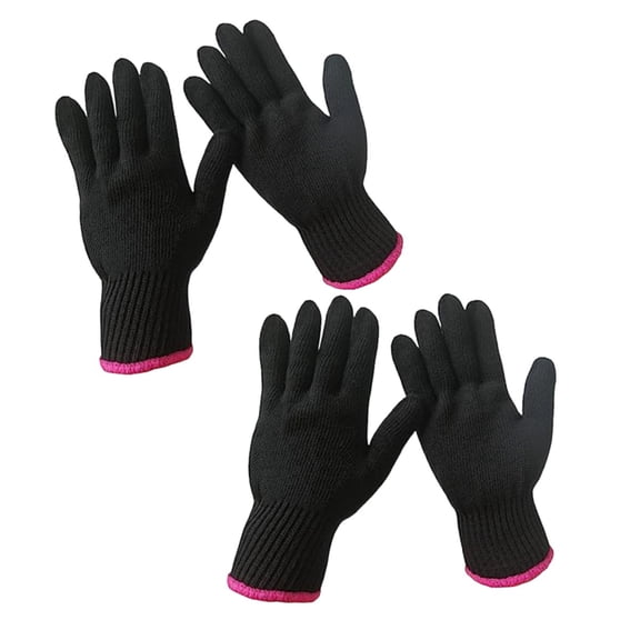 Gloves for Hair Curling Flat Iron, Hair Styling Gloves, 2Pairs.